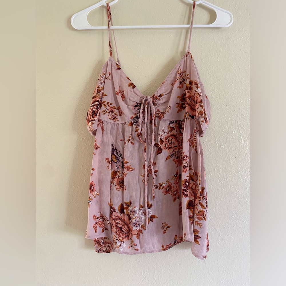 American Eagle floral blouse
